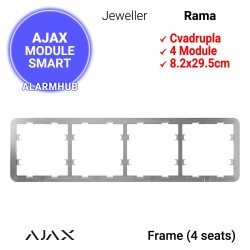 Rama cvadrupla AJAX Frame (4 seats) - pentru 4 intrerupatoare