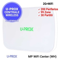 Centrala wireless U-PROX  MP Center WiFi (WH) - comunicatie 2G + WiFi