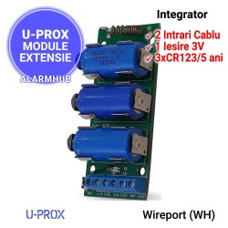 Integrator detectori cablati U-PROX Wireport - intrare de sabotaj