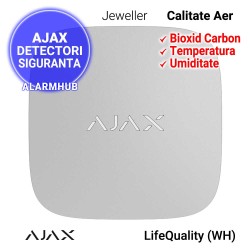 AJAX LifeQuality (WH) - baterii pentru 3 ani