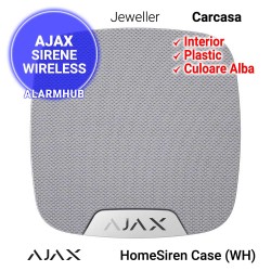 Carcasa alba pentru sirena interior AJAX HomeSiren (WH)