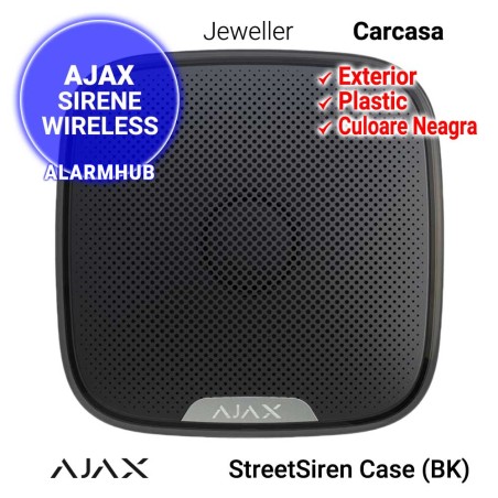 Carcasa neagra pentru sirena exterior AJAX StreetSiren (BK)