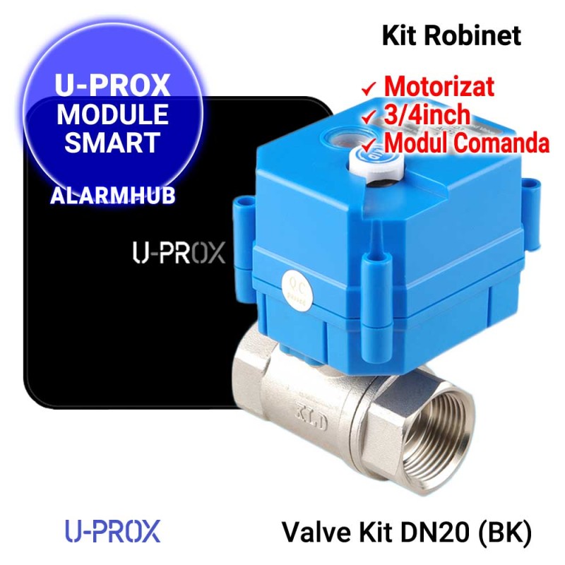 Kit Electrovalva 3/4inch U-PROX Valve Kit DN20 (BK), modul negru