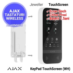 AJAX KeyPad TouchSccreen (WH) - rezolutie 480x854px