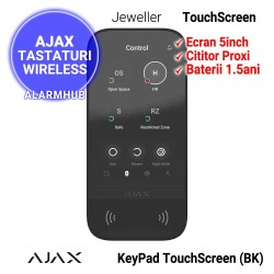 AJAX KeyPad TouchScreen (BK) - cititor proximitate incorporat