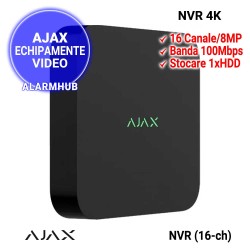 NVR AJAX 16 canale - rezolutie 4K/8MP