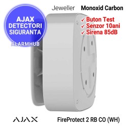 AJAX FireProtect 2 RB CO (WH) - include buton de test/mute