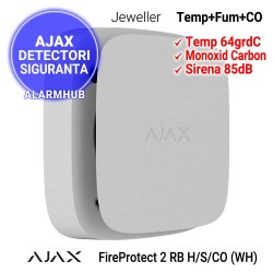 AJAX FireProtect 2 RB H/S/CO (WH) - prag 64grdC si gradient temperatura