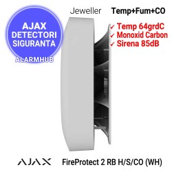 AJAX FireProtect 2 RB H/S/CO (WH) - format in miniatura 12x12x4cm