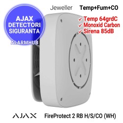 AJAX FireProtect 2 RB H/S/CO (WH) - sirena piezo 85dB