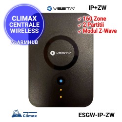 Centrala alarma CLIMAX Vesta ESGW-IP-ZW cu Ethernet si modul Z-Wave