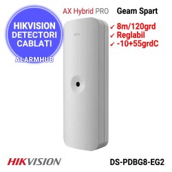 Detector geam spart HIKVISION DS-PDBG8-EG2 - detectie maxima 8m/120grd