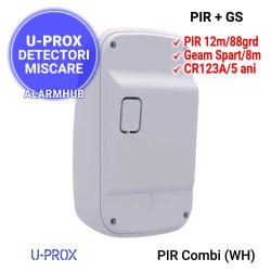 U-PROX PIR Combi - detector geam spart pentru detectie maxima 8m
