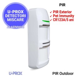 Detector PIR wireless U-PROX PIR Outdoor - protectie IP55, temperatura -20+55grdC