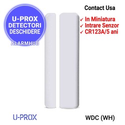 Contact magnetic wireless pentru usa/geam U-PROX WDC alb