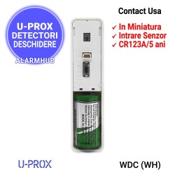 Contact magnetic wireless U-PROX WDC - baterie CR123A pentru 5 ani