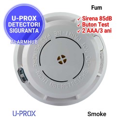 Detector fum wireless U-PROX Smoke - semnalizare optica si acustica