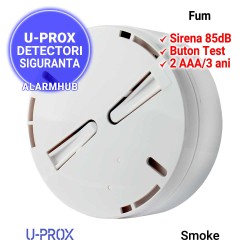 Detector fum wireless U-PROX Smoke - soclu