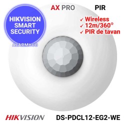 HIKVISION DS-PDCL12-EG2-WE - PIR de tavan wireless