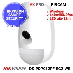 HIKVISION DS-PDPC12PF-EG2-WE - detector PIRCAM. LED alb 12m, 640x480px/2fps