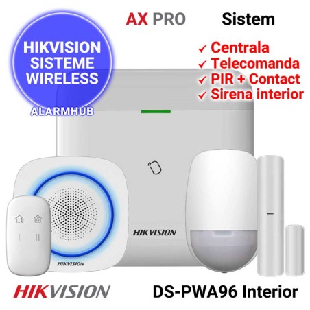 Sistem alarma wireless HIKVISION DS-PWA96 Interior