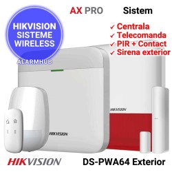 Sistem alarma wireless HIKVISION DS-PWA64 Exterior