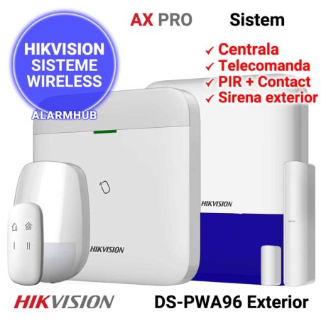 Sistem alarma wireless HIKVISION DS-PWA96 Exterior