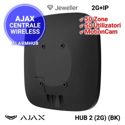 AJAX HUB 2 (2G) (BK) - instalare rapida cu suport detasabil
