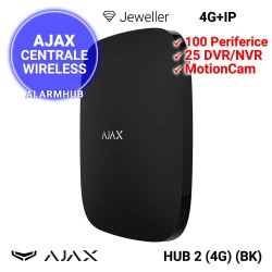 AJAX HUB 2 (4G) (BK) - notificari push, SMS, apel telefonic