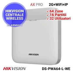 HIKVISION AX PRO DS-PWA64-L-WE - comunicatie GPRS, WiFi si Ethernet