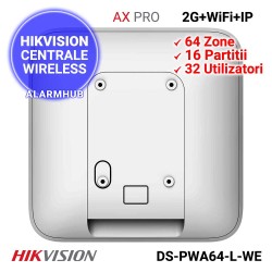HIKVISION AX PRO DS-PWA64-L-WE - acumulator backup 12 ore