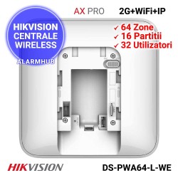 HIKVISION AX PRO DS-PWA64-L-WE - suporta aplicatia mobila Hik-Connect