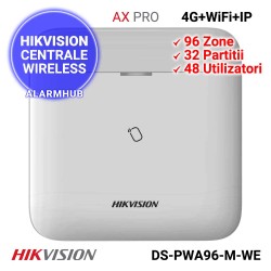 HIKVISION AX PRO DS-PWA96-M-WE - Centrala wireless 4G+WiFi+IP